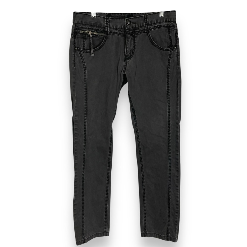 Giorginni‎ Jeans Faded Black Dark Gray Denim Men Size 32x32 100% Cotton